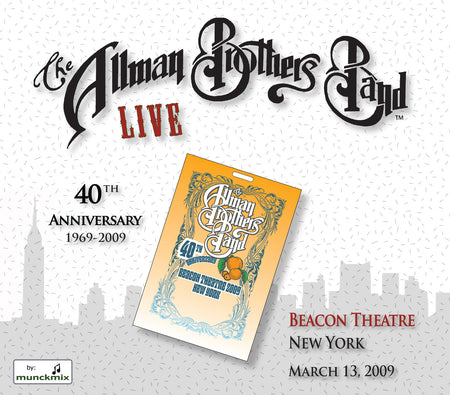 The Allman Brothers Band: 2009-08-29 Live at Comcast Center, Mansfield, MA, August 29, 2009