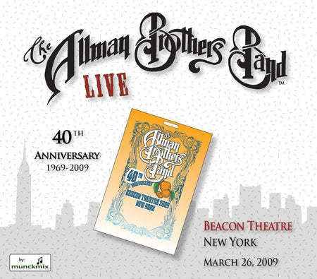 The Allman Brothers Band: 2014-10-21 Live at Beacon Theatre, New York, NY, October 21, 2014