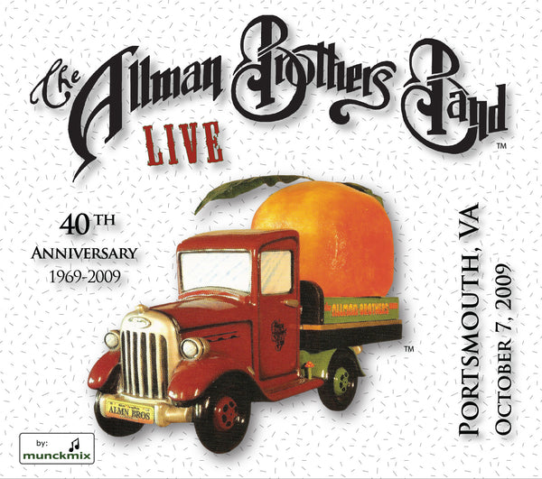The Allman Brothers Band: 2009-10-07 Live at Telos Wireless Pavilion, Portsmouth, VA, October 07, 2009