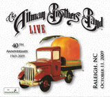 The Allman Brothers Band: 2009-10-11 Live at Walnut Creek Pavilion, Raleigh, NC, October 11, 2009