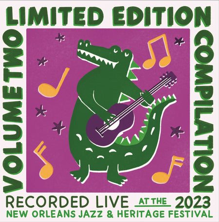 *PRE ORDER*  The Limited Edition Jazz Fest Live Vinyl Compilation Vol 1 180 GRAM & COLORED - Live at 2023 New Orleans Jazz & Heritage Festival