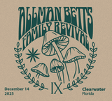 Allman Betts Family Revival 12-14-2025 Live in Clearwater, FL