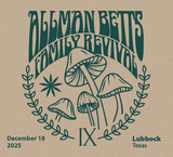 Allman Betts Family Revival 12-18-2025 Live in Lubbox, TX