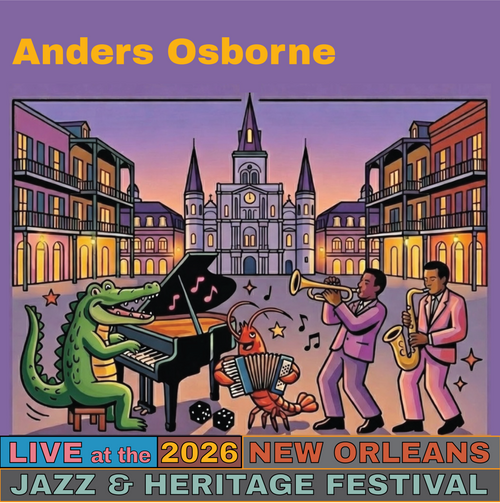 Anders Osborne Live at the 2026 New Orleans Jazz & Heritage Festival