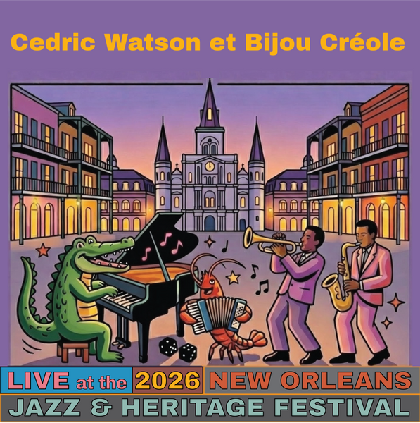Cedric Watson et Bijou Créole Live at the 2026 New Orleans Jazz & Heritage Festival