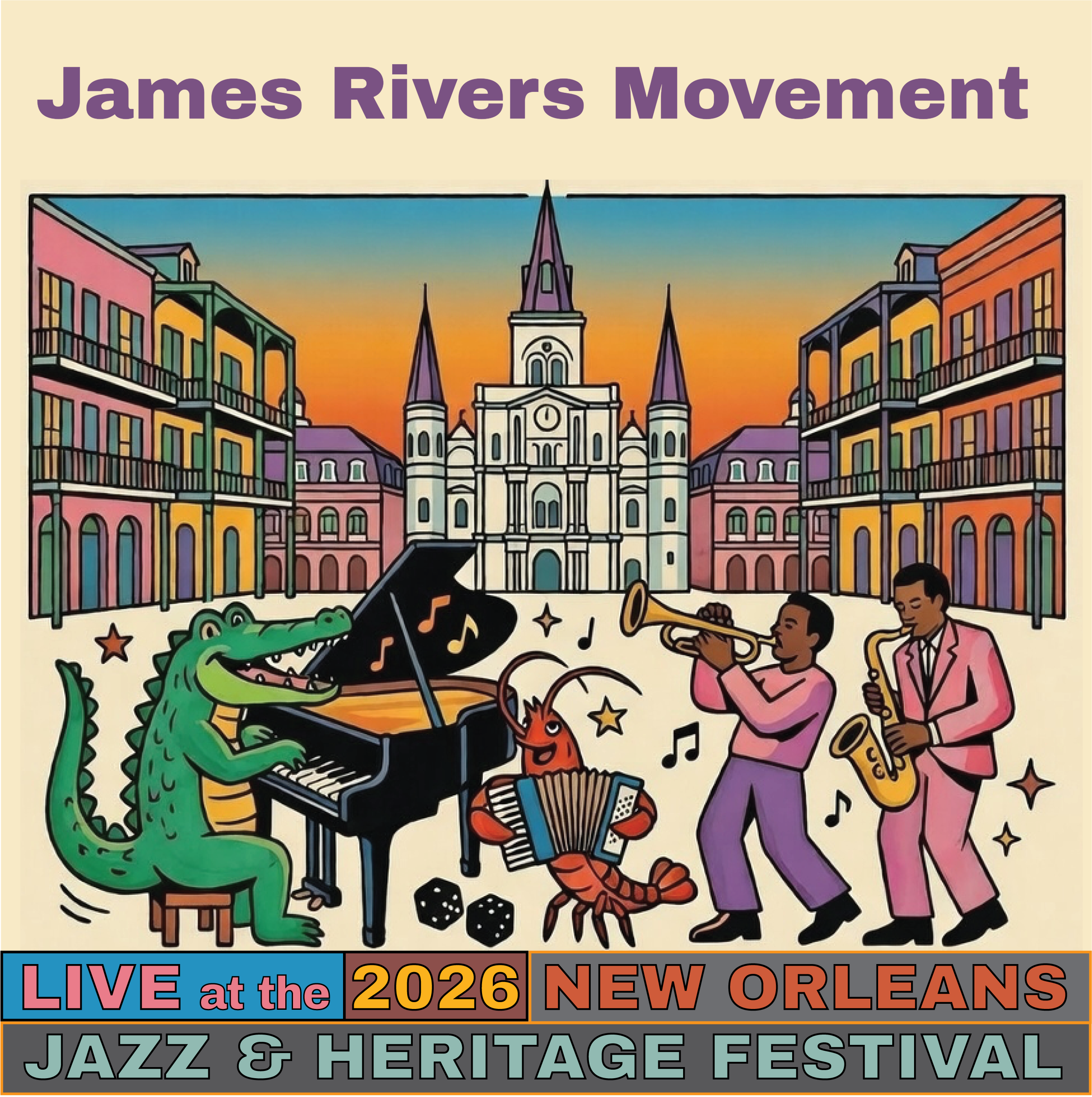 James Rivers Movement Live at the 2026 New Orleans Jazz & Heritage Fes ...