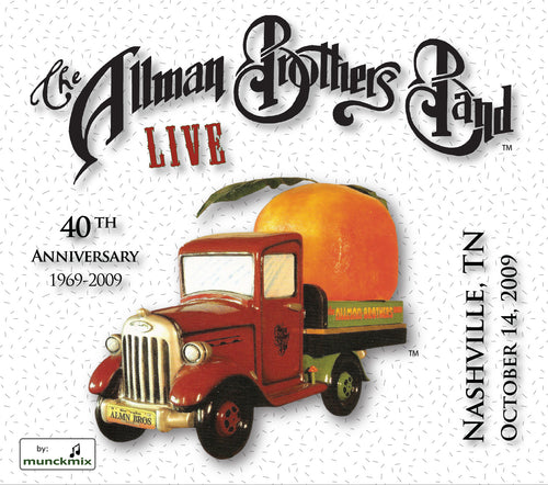 The Allman Brothers Band: 2009-10-14 Live at Municipal Auditorium, Nashville, TN, October 14, 2009