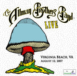 The Allman Brothers Band: 2007-08-12 Live at Verizon Amphitheatre, Virginia Beach VA, August 12, 2007