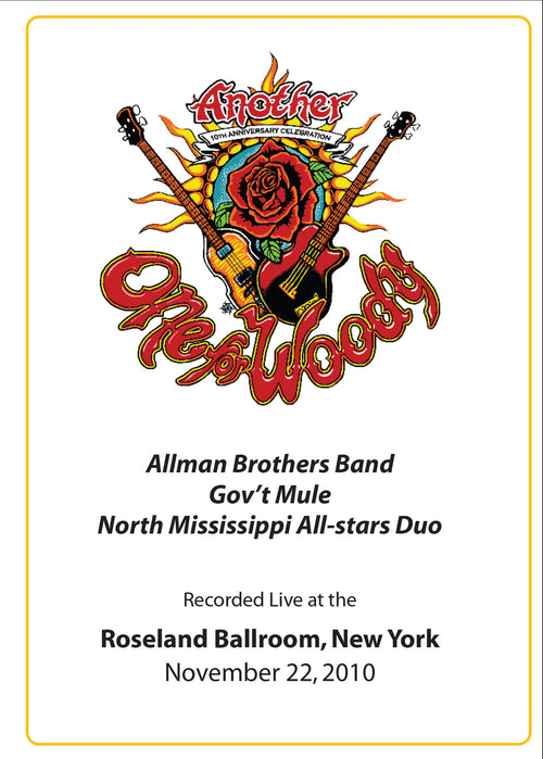 The Allman Brothers Band: 2010-11-22 Live at Another One For Woody Benefit Concert, New York, NY, November 22, 2010